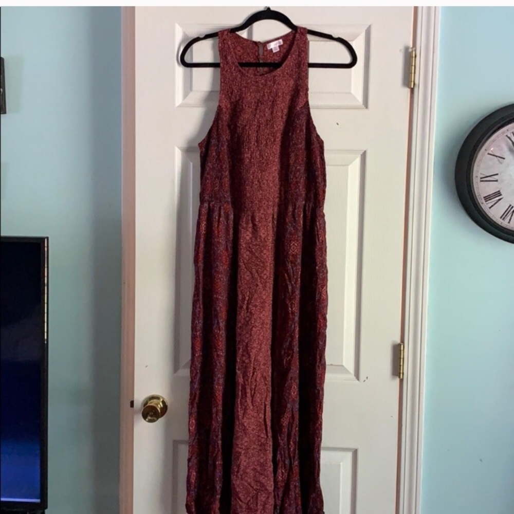 Xhilaration Target boho maxi dress, size Small